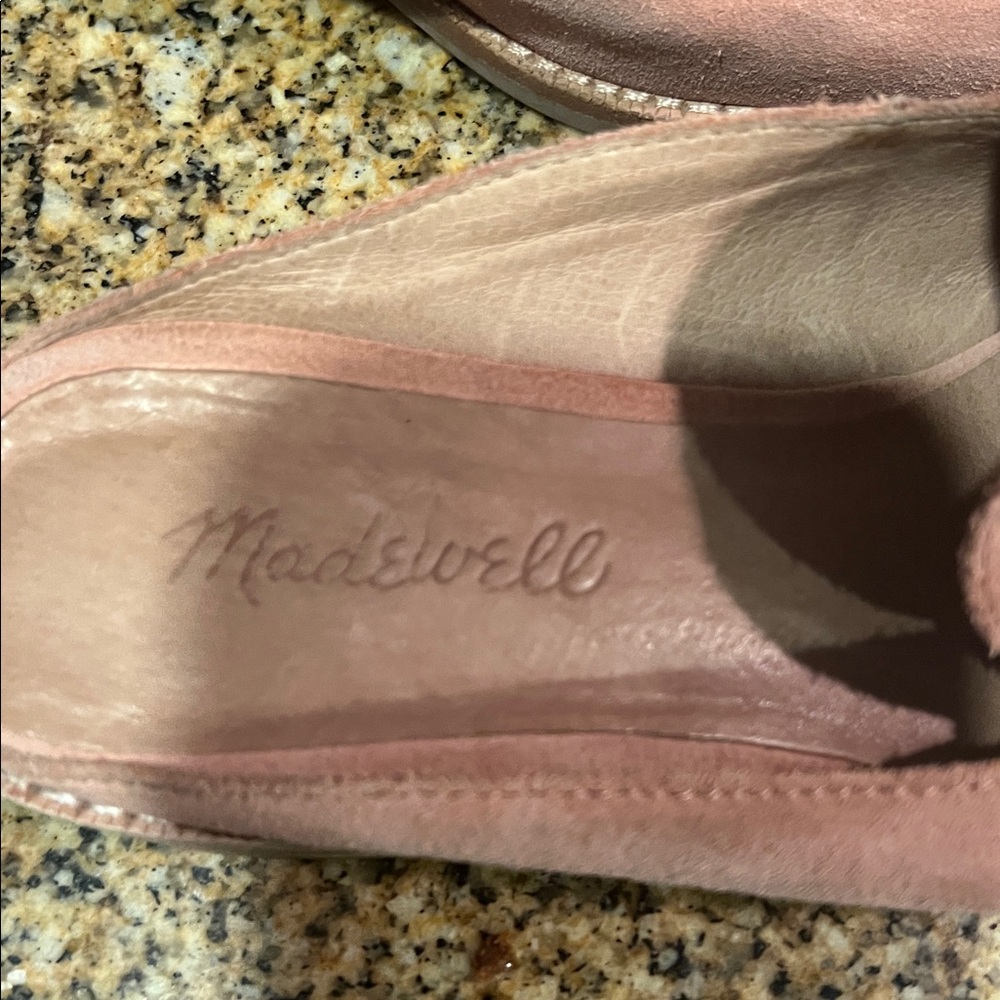 Madewell  Pink Suede Loafers - Picture 2 of 3